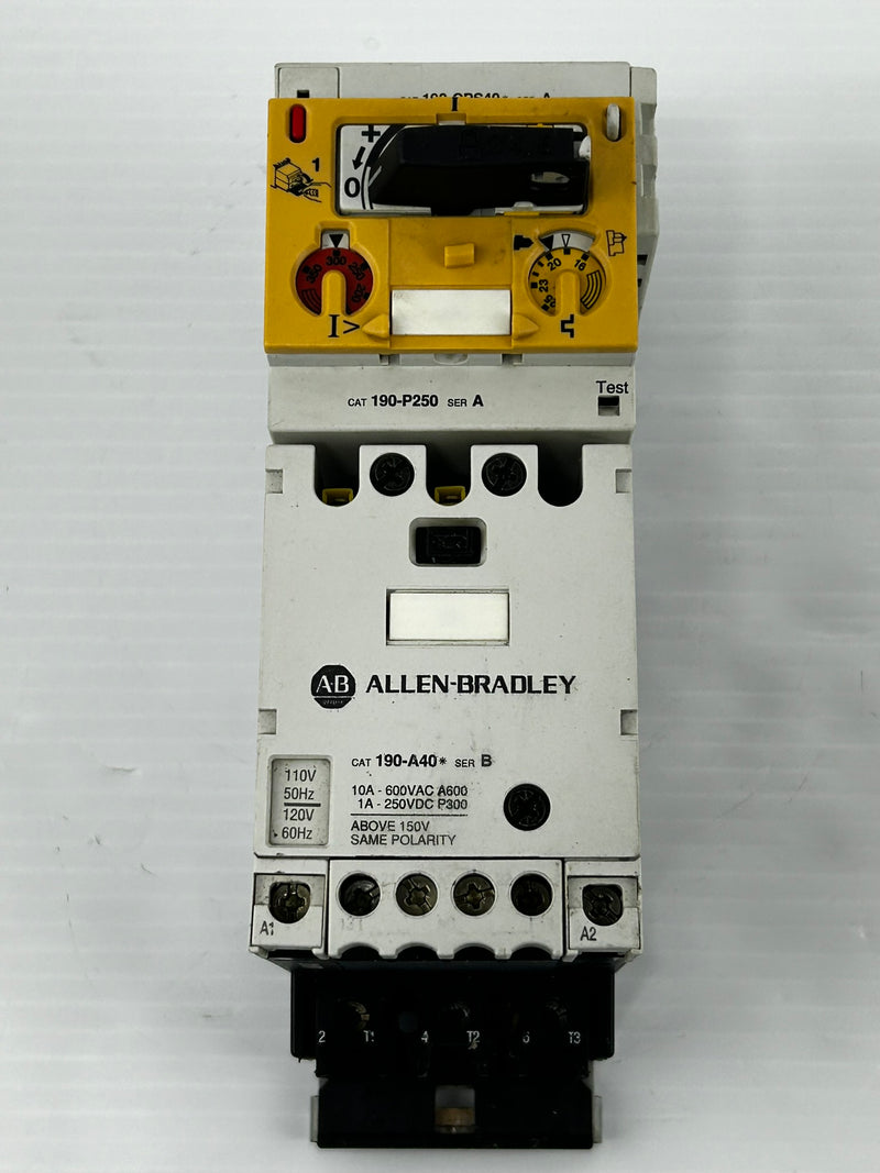 Allen Bradley 190-CPS40* Coordinated Protected Starter 190-A40* 190-P250