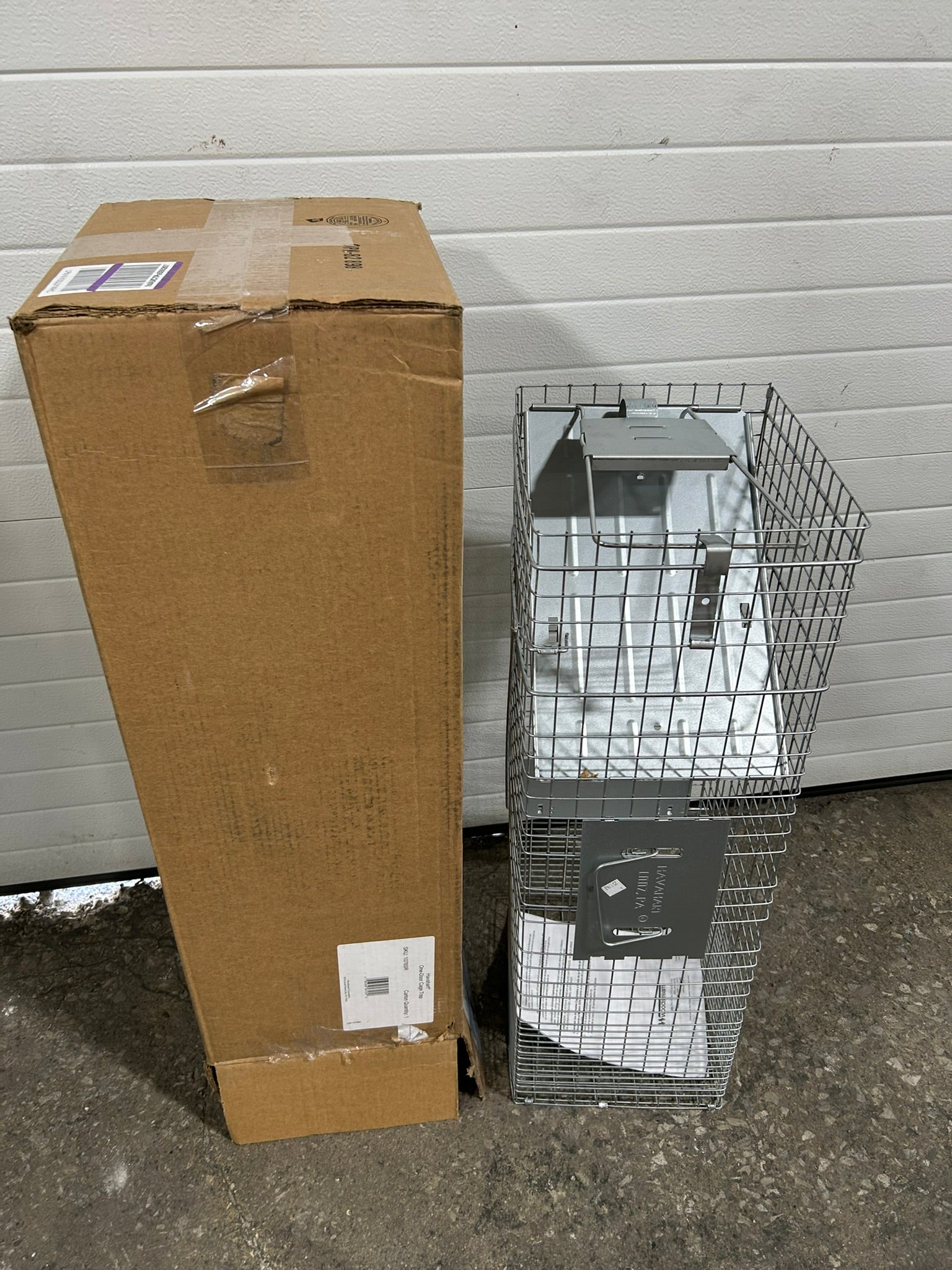 Havahart 1078SR One-Door Cage Trap / Animal Cage Trap 34" L x 12" W x 11" H