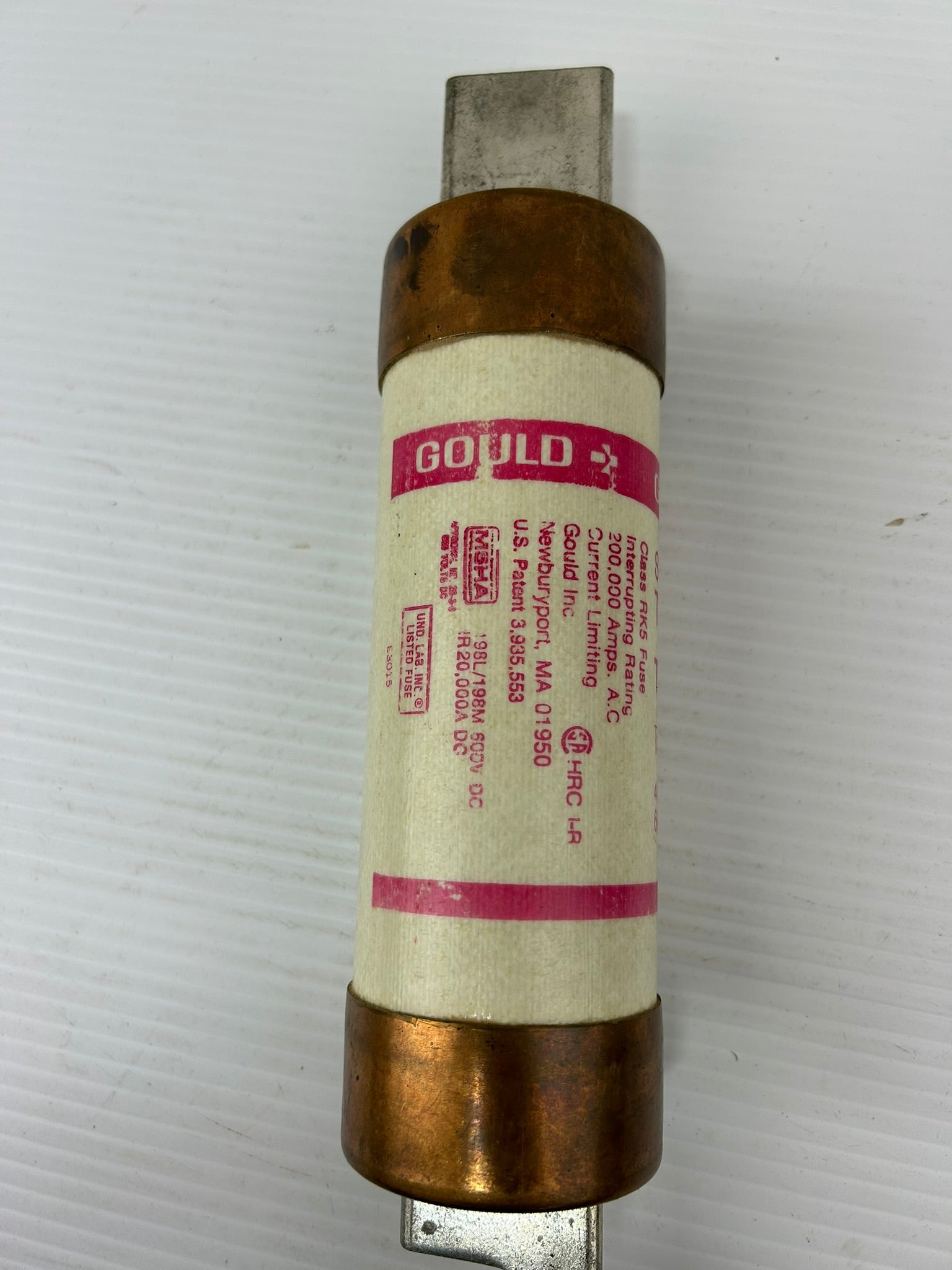 Gould Shawmut TRS400R Tri-Onic 400A 600VAC Class RK5 Time Delay Fuse