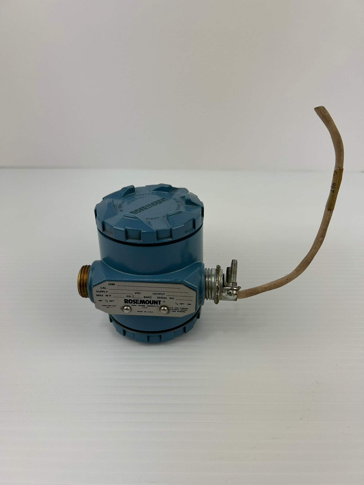 Rosemount 2088G2A22A1 Pressure Transmitter 0-150 PSIG 10.5-36 VDC 4-20 MADC