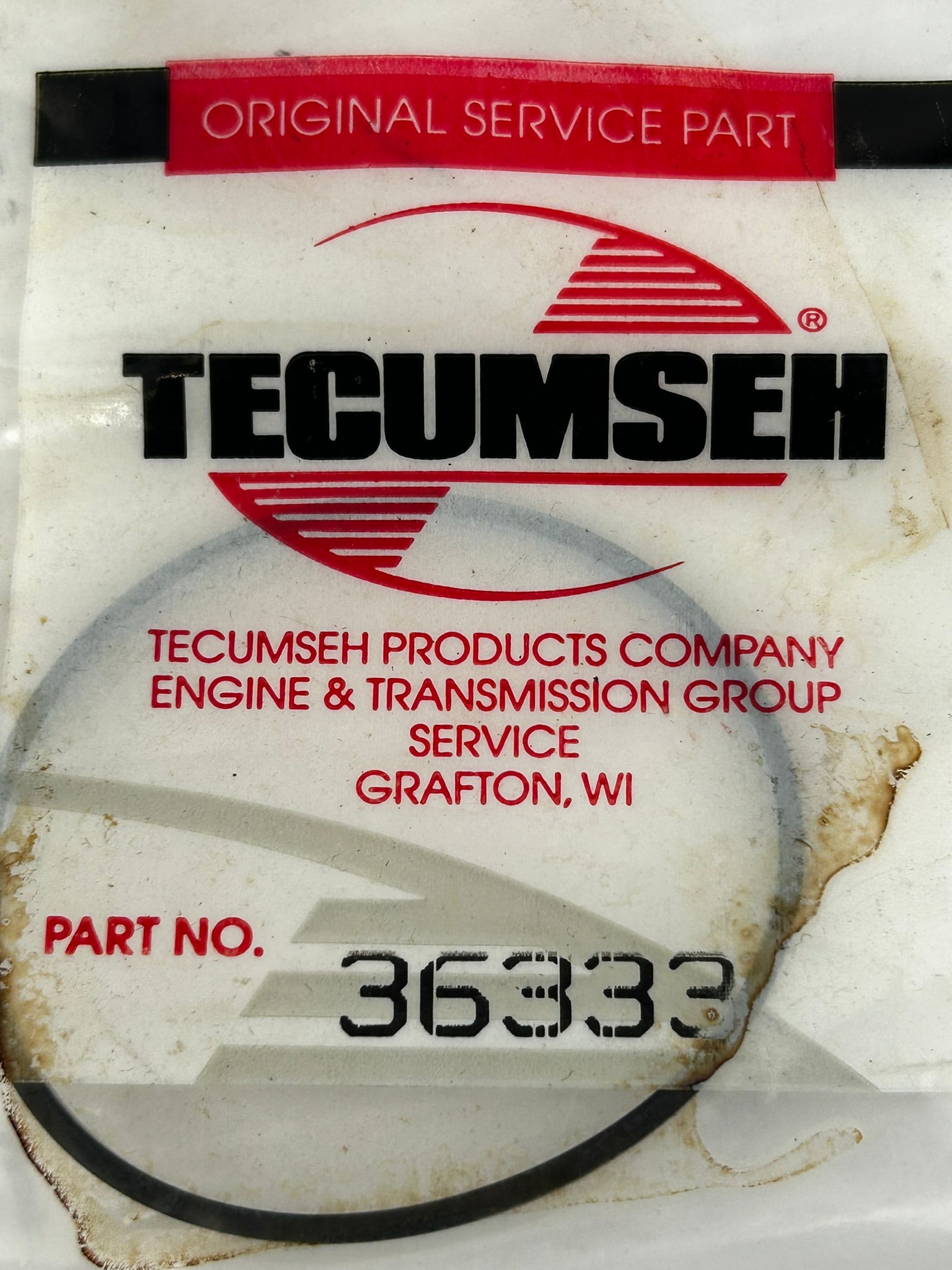 Tecumseh O-Ring 36333 - Lot of 3