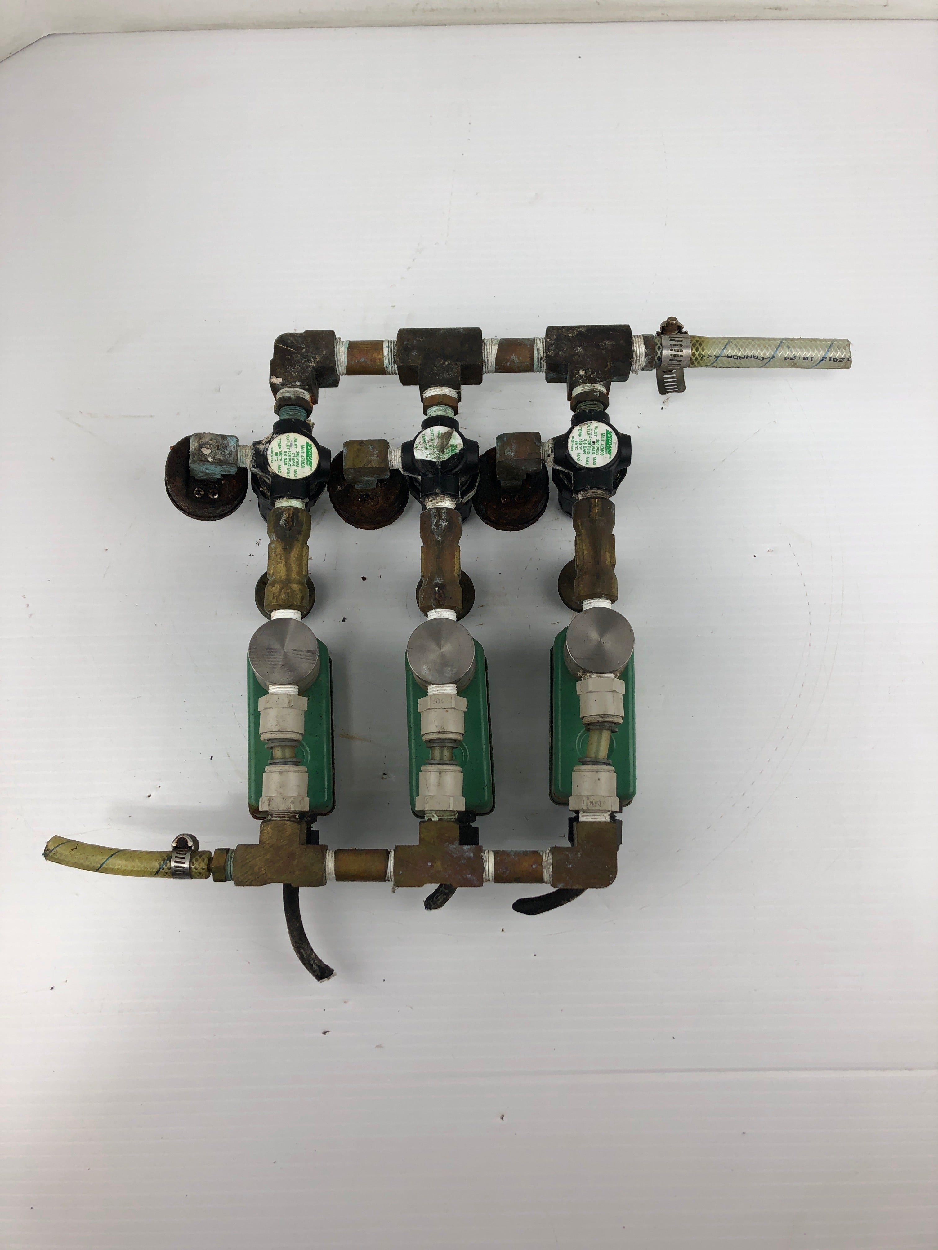 ASCO JX8262C718928 Valve Assembly with Gauges - Lot of 3
