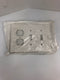 Leviton 80521-W White Two Toggle / One Duplex Combo Wall Plate - Lot of 3