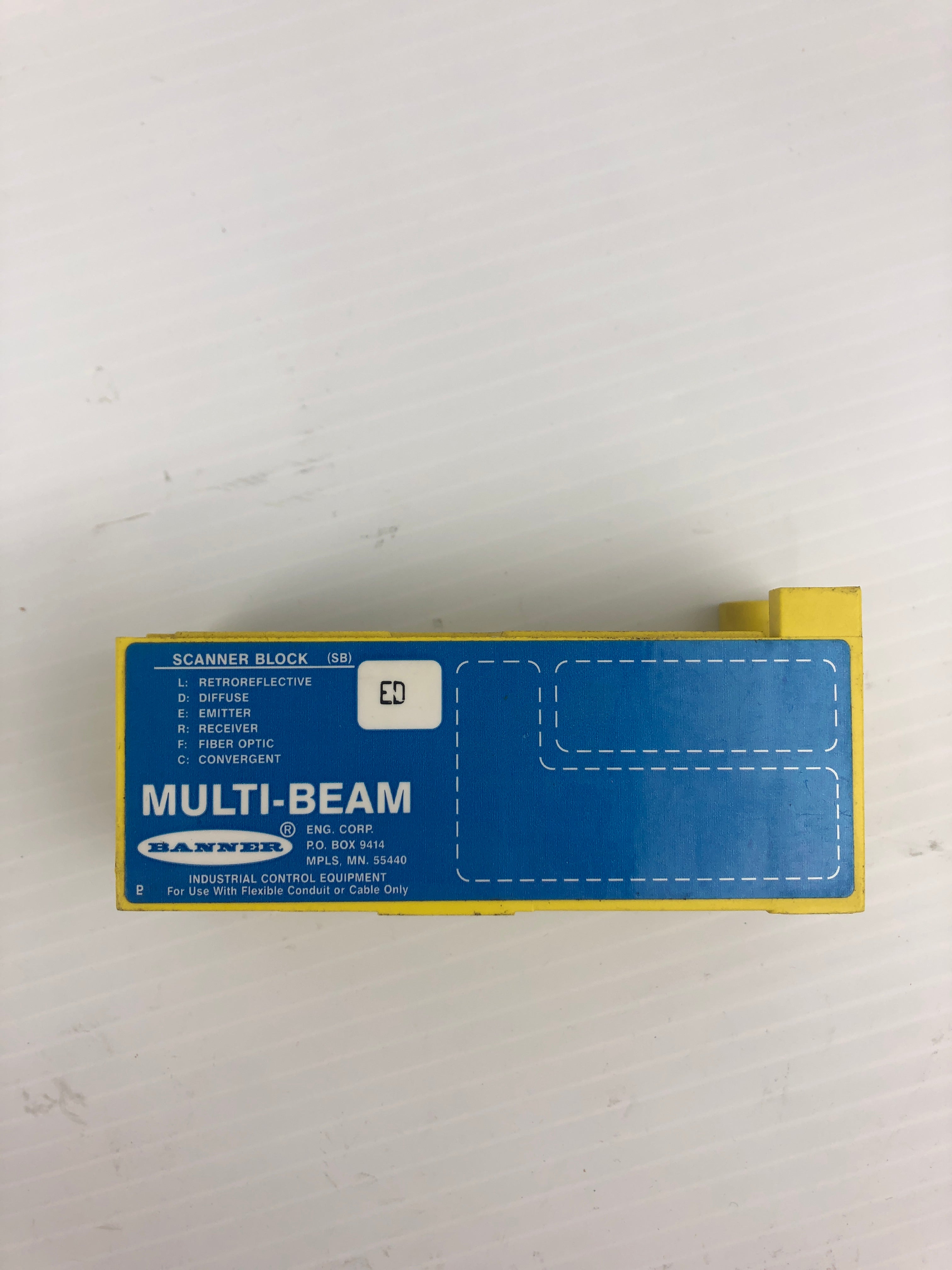 Banner ED Scanner Block