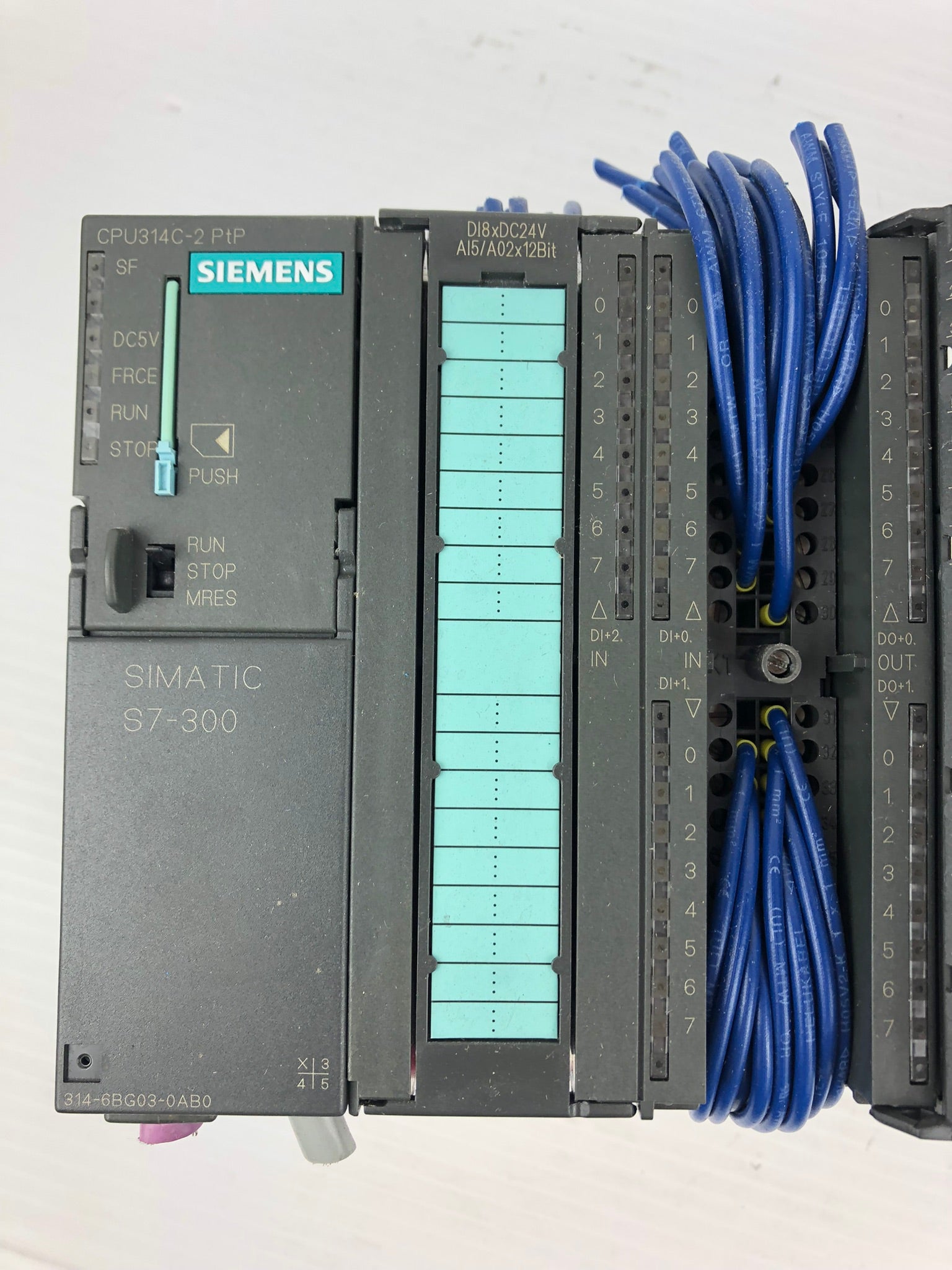 Siemens CPU314C-2PTP 8 Slot Rack Power Supply Simatic S7-300