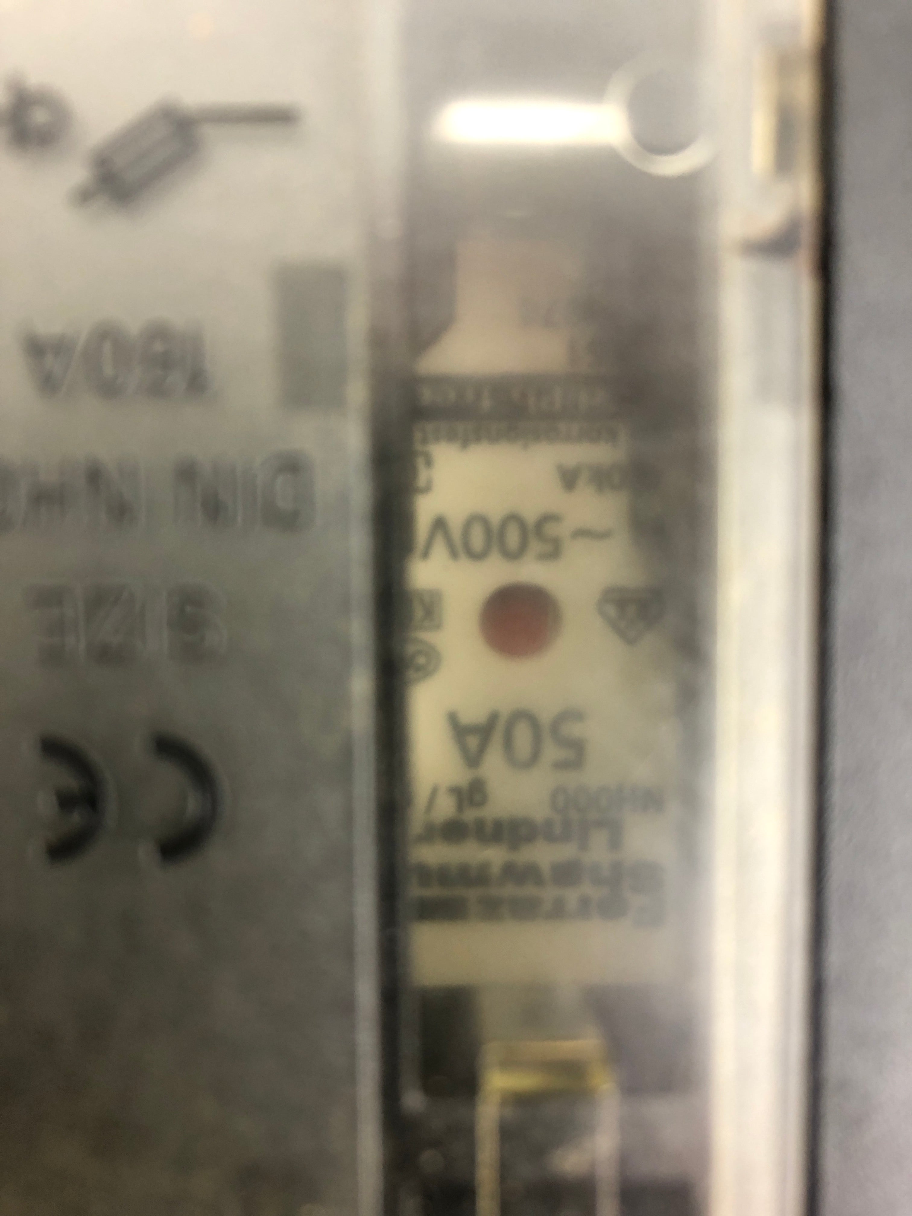 Moeller ZM6-125 Circuit Breaker with Fuse Holder NH000 Assembly