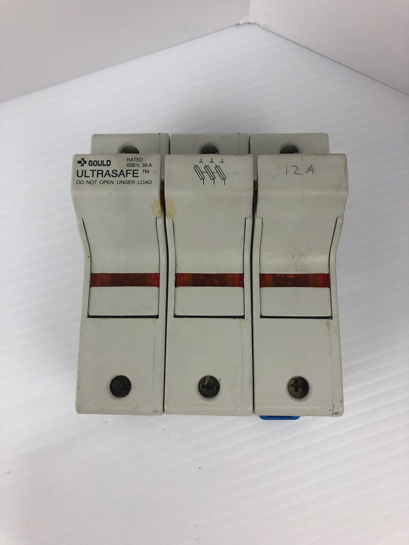 Gould US3J3I Fuse Holder 600V 30A 3P