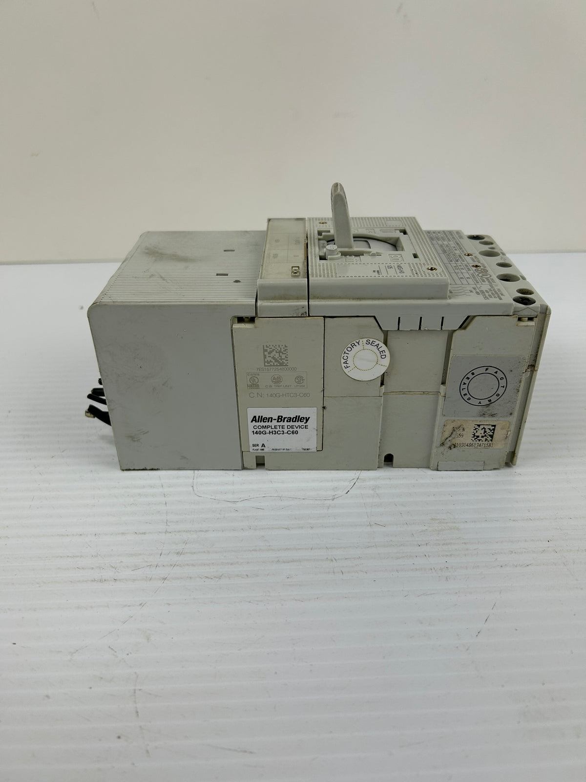 Allen Bradley 140G-H3C3-C60 Circuit Breaker Series A 140G-H3X3 480-600V 3P HACR