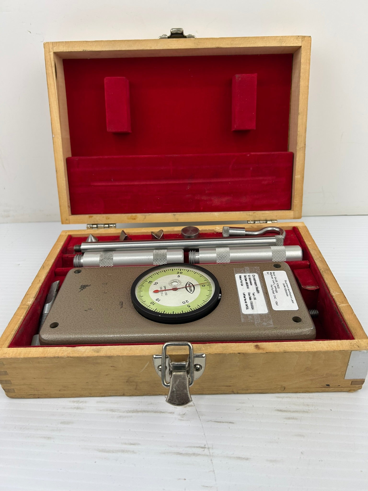 Chatillon DPPH-250 Gauge Force with Case