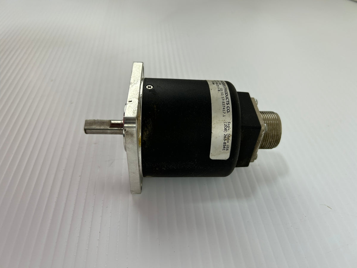EPC Accu-Coder 725N-S-S-0500-Q-HV-1-F-N-EY-Y-N Rotary Encoder 3/8" 500 CPR