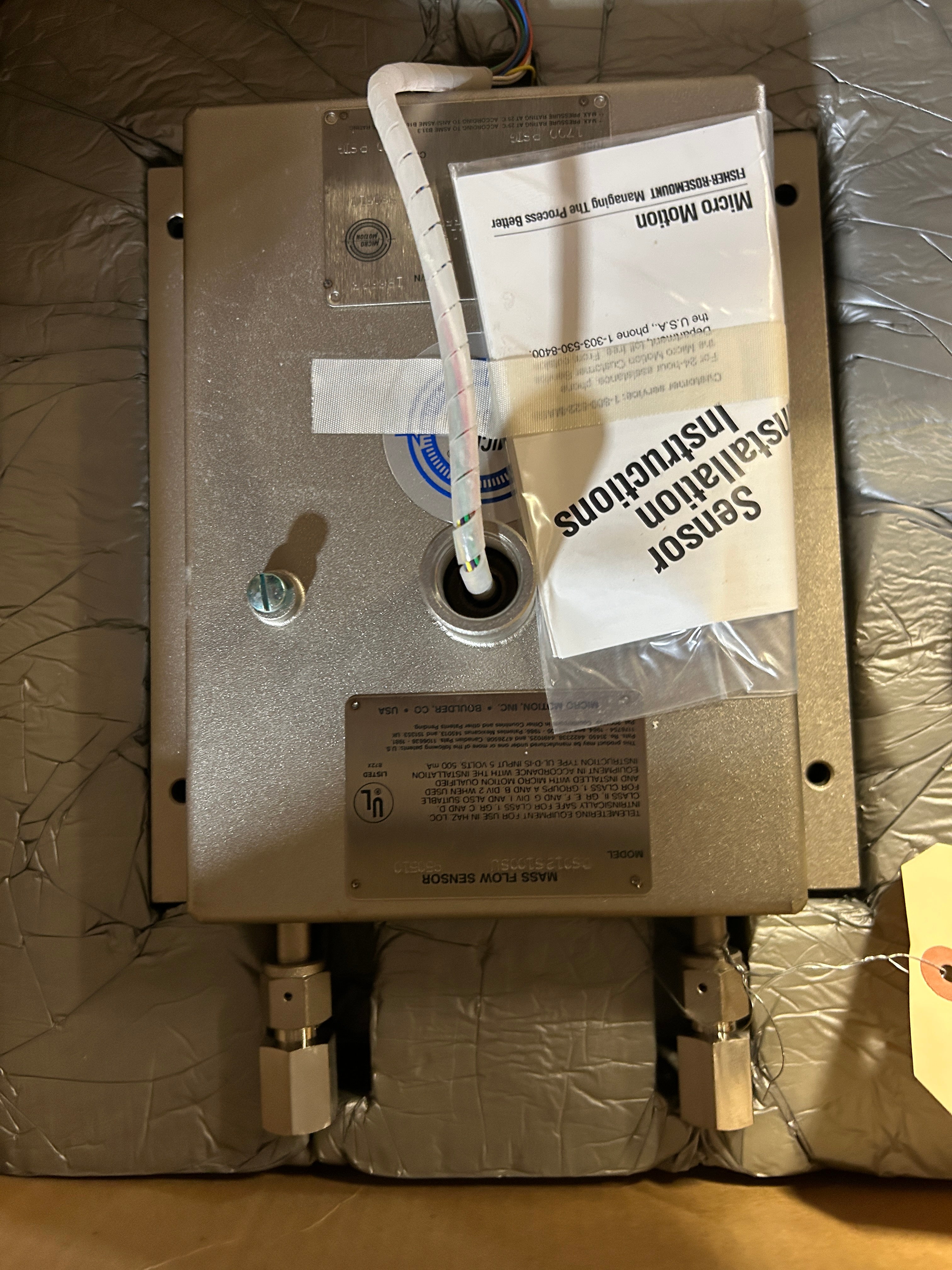 Micro Motion DS012S100SU Mass Flow Sensor Transmitter 950510
