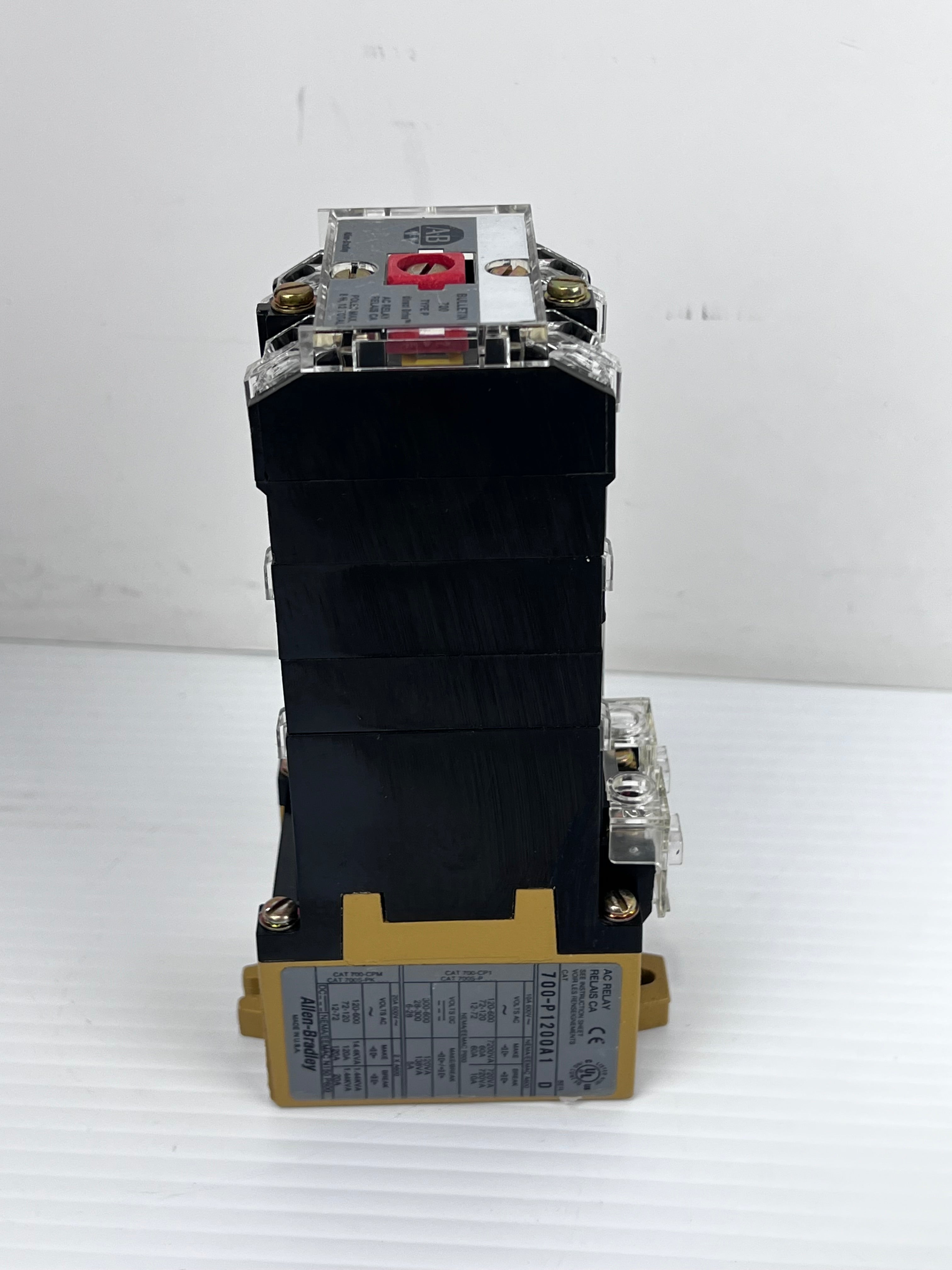 Allen-Bradley 700-P1200A1 Direct Drive AC Relay Type P Series D
