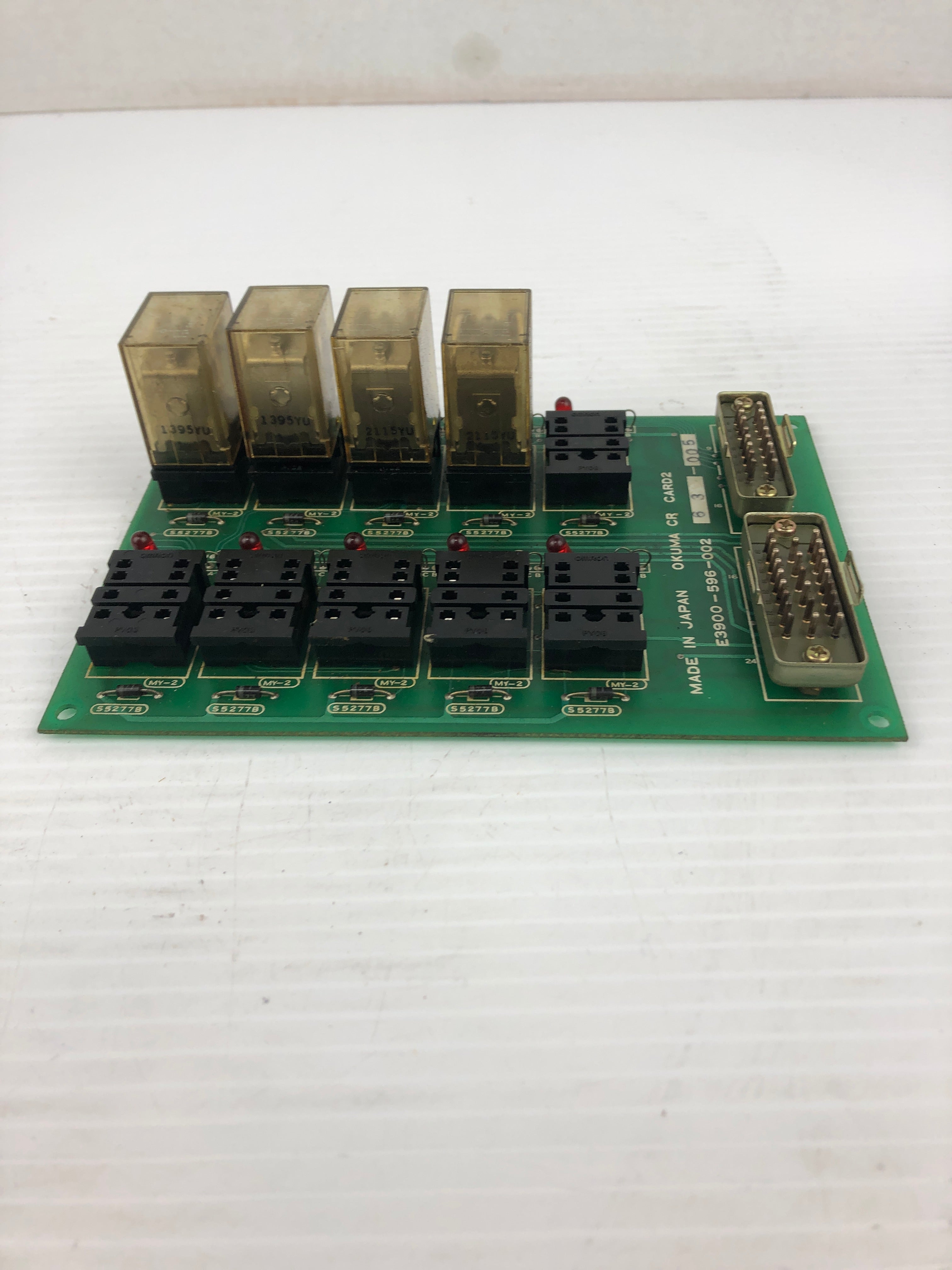 Okuma E3900-596-002 CR Card2 Relay Board with 4 Relays