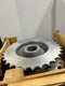 20" Double Chain Roller Sprocket 32 Teeth 12" x 3.915"-4.175" ID