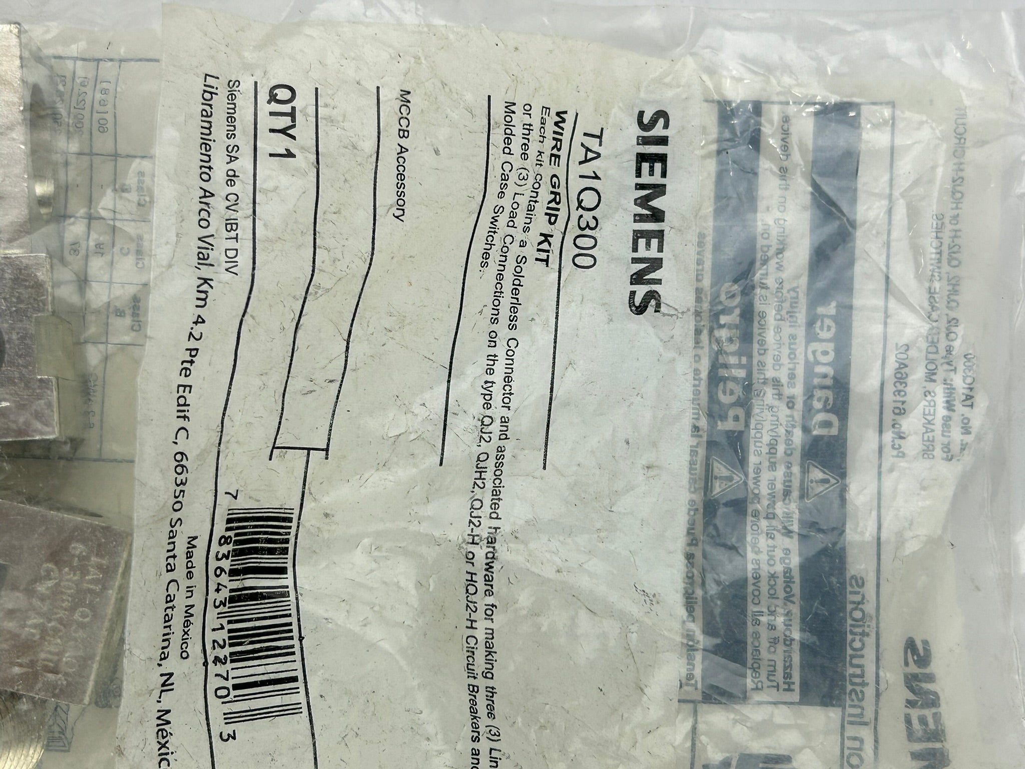 Siemens TA1Q300 Wire Grip Kit - Lot of 5