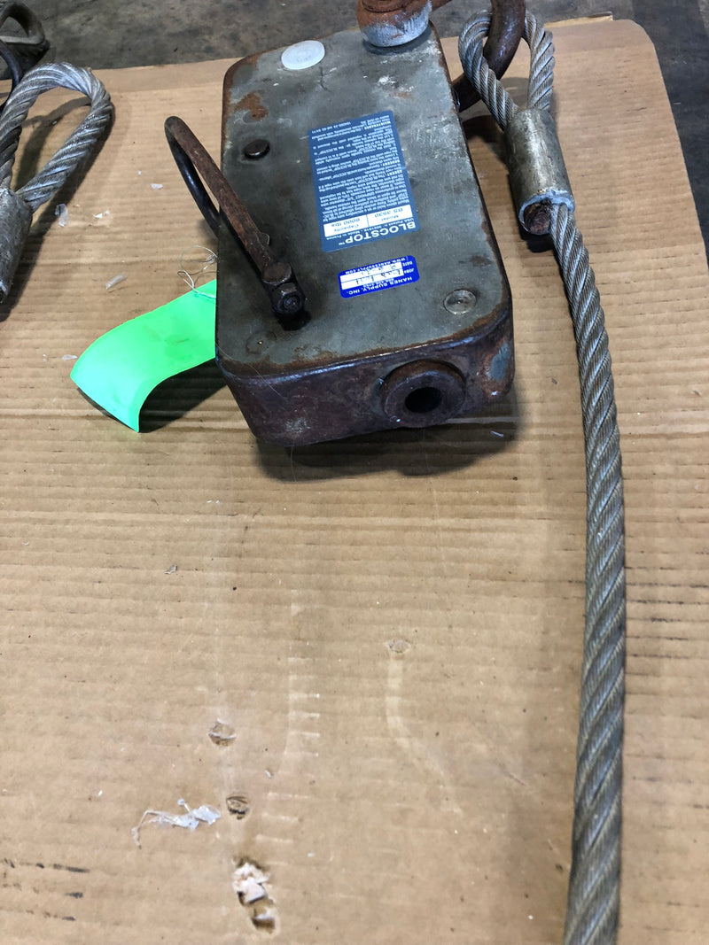 Blocstop BS3530 Wire Rope Safety Device 6000 lbs. Lift Pull – Metal ...