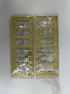 Cooper Wiring 6-Gang Light Switch Cover 2166V - Lot of 2
