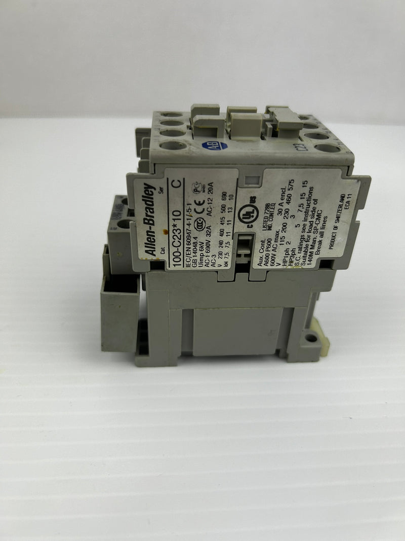 Allen-Bradley 100-C23*10 Contactor Series C with 100-FSC280 Series A