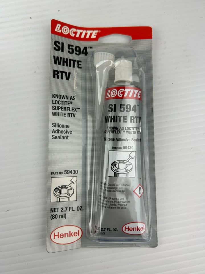 Loctite 59430 SI 594 White RTV 2.7 FL Oz Use By 7/2021 - Lot of 6