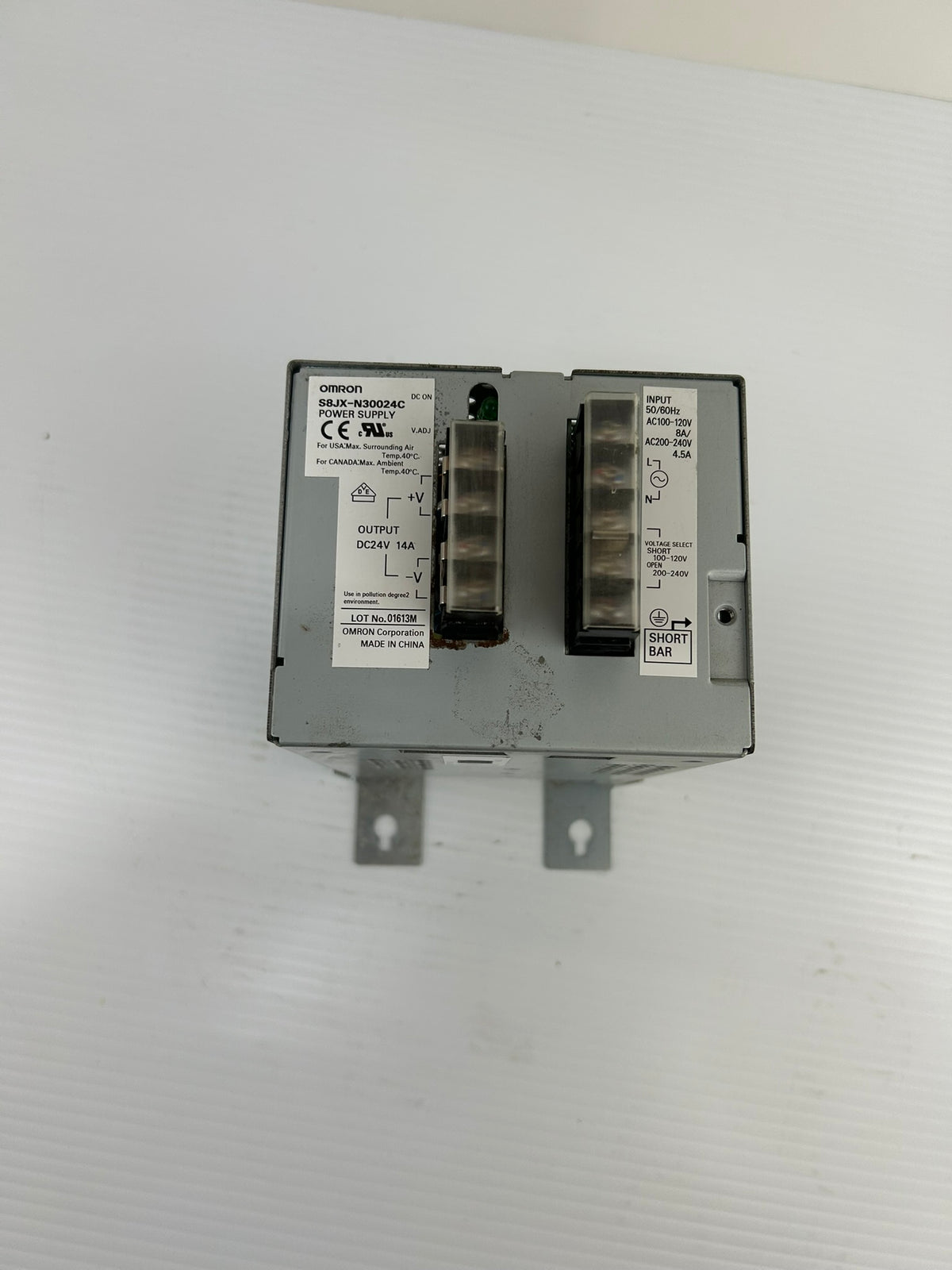 Omron S8JX-N30024C Power Supply 24V DC 14A 300W AC100-240V
