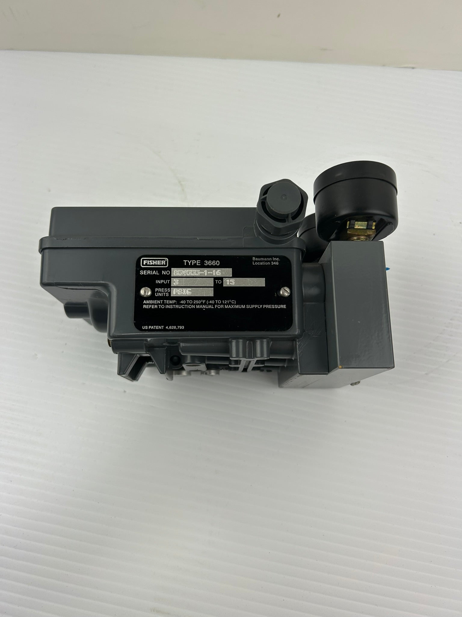 Fisher 3660 Valve Positioner Series 3660 FS3660-301-B