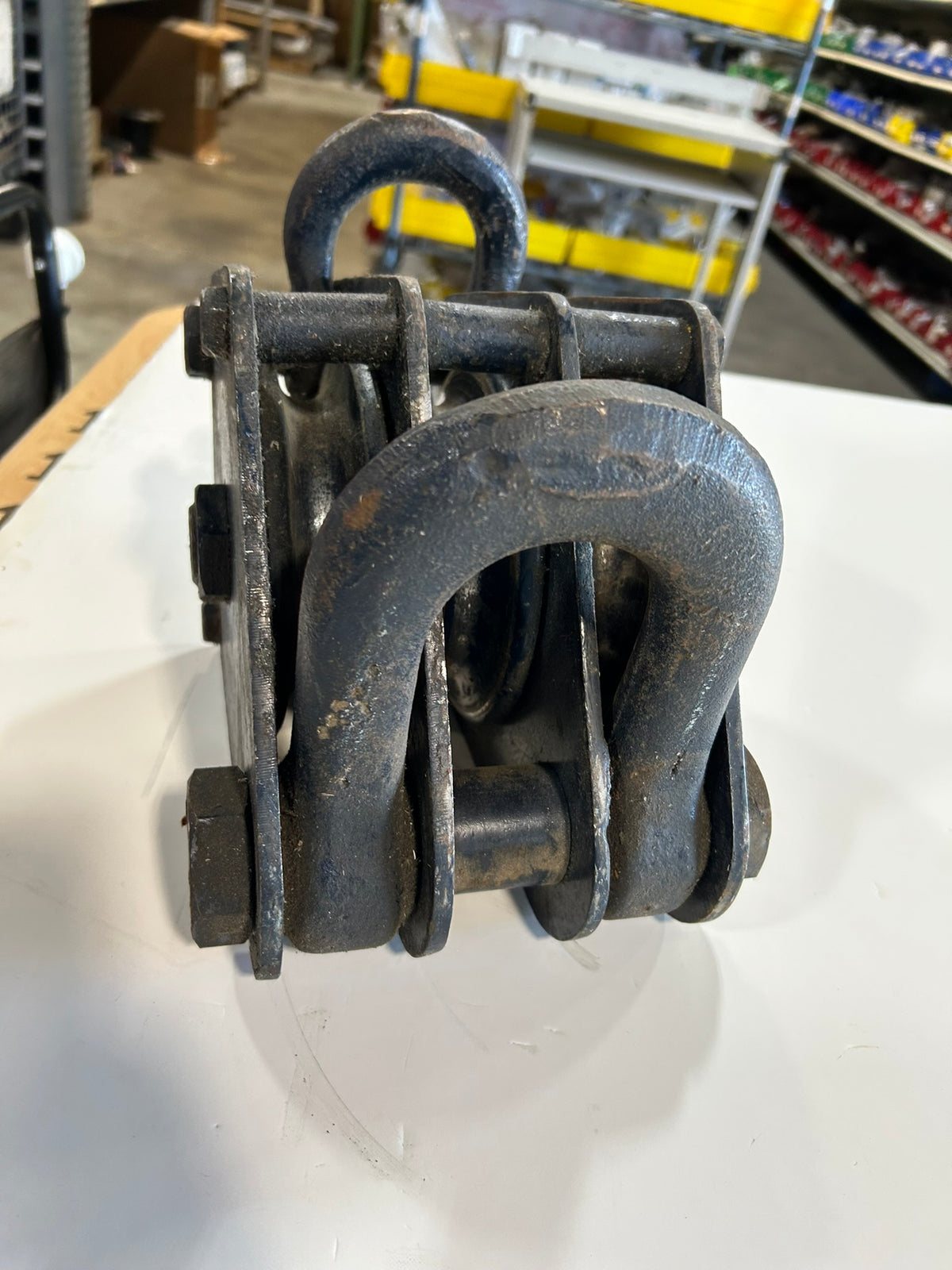 McKissick No. 13 Triple Sheave Block Heavy-Duty Wire Rope Block 6" 12.5 Tons