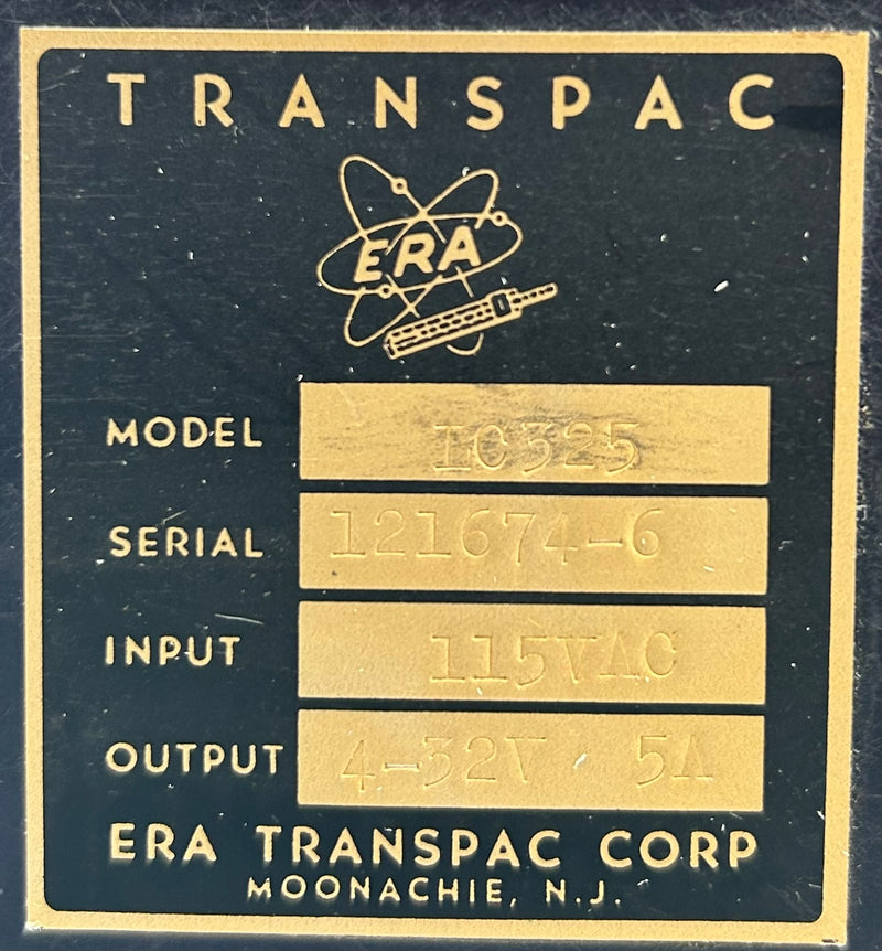 Era Transpac LC325 Electric Power Supply 115VAC