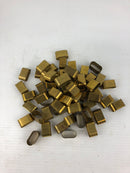 Scovill 453 Brass Crimp Hose Fitting Welding - Lot of 63