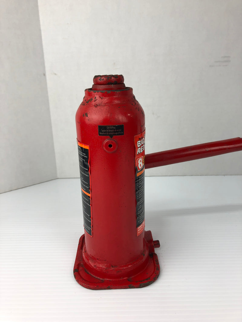 Torin T90803B Big Red 8 Ton Hydraulic Welded Bottle Jack