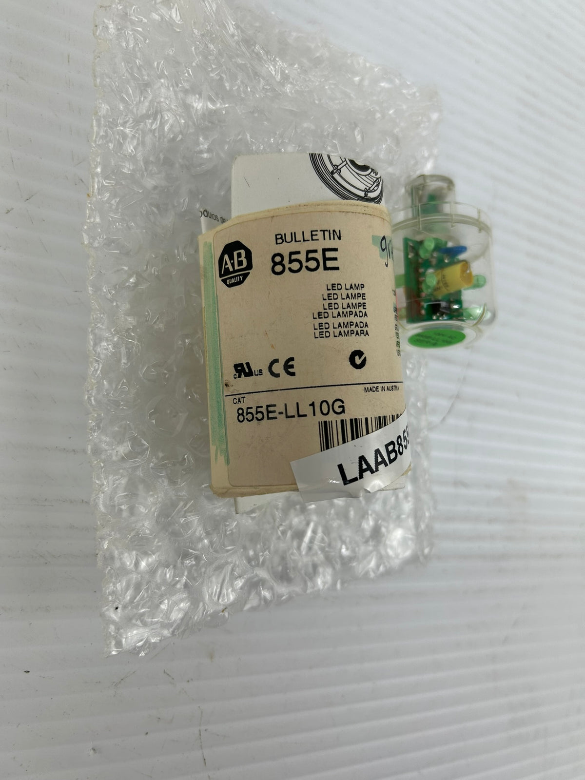 Allen Bradley 855E-LL10G Stack Light LED Lamp Green - Series A