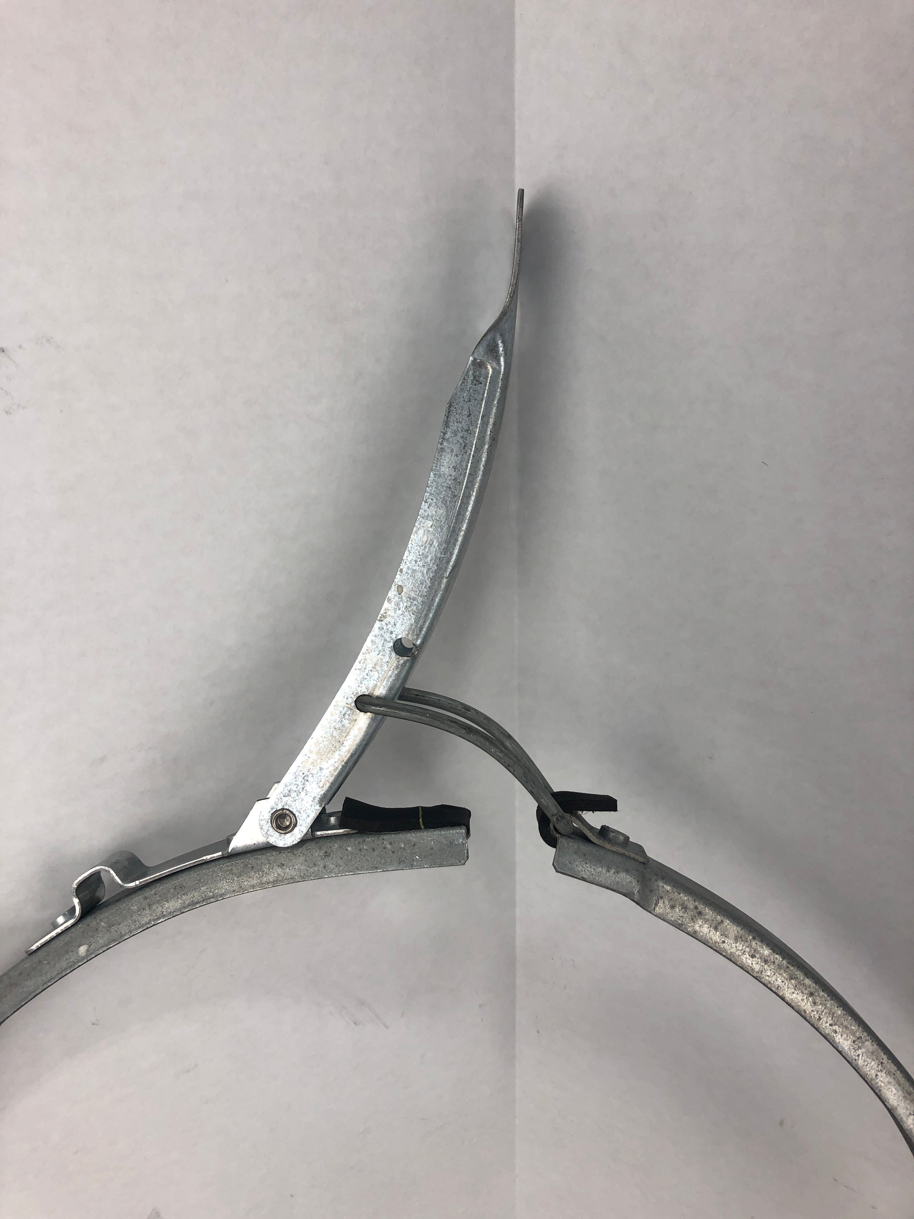 Nordfab 40D626 Drum Steel Clamp Galvanized with Bridge Pin 12" Barrel Lid Seal