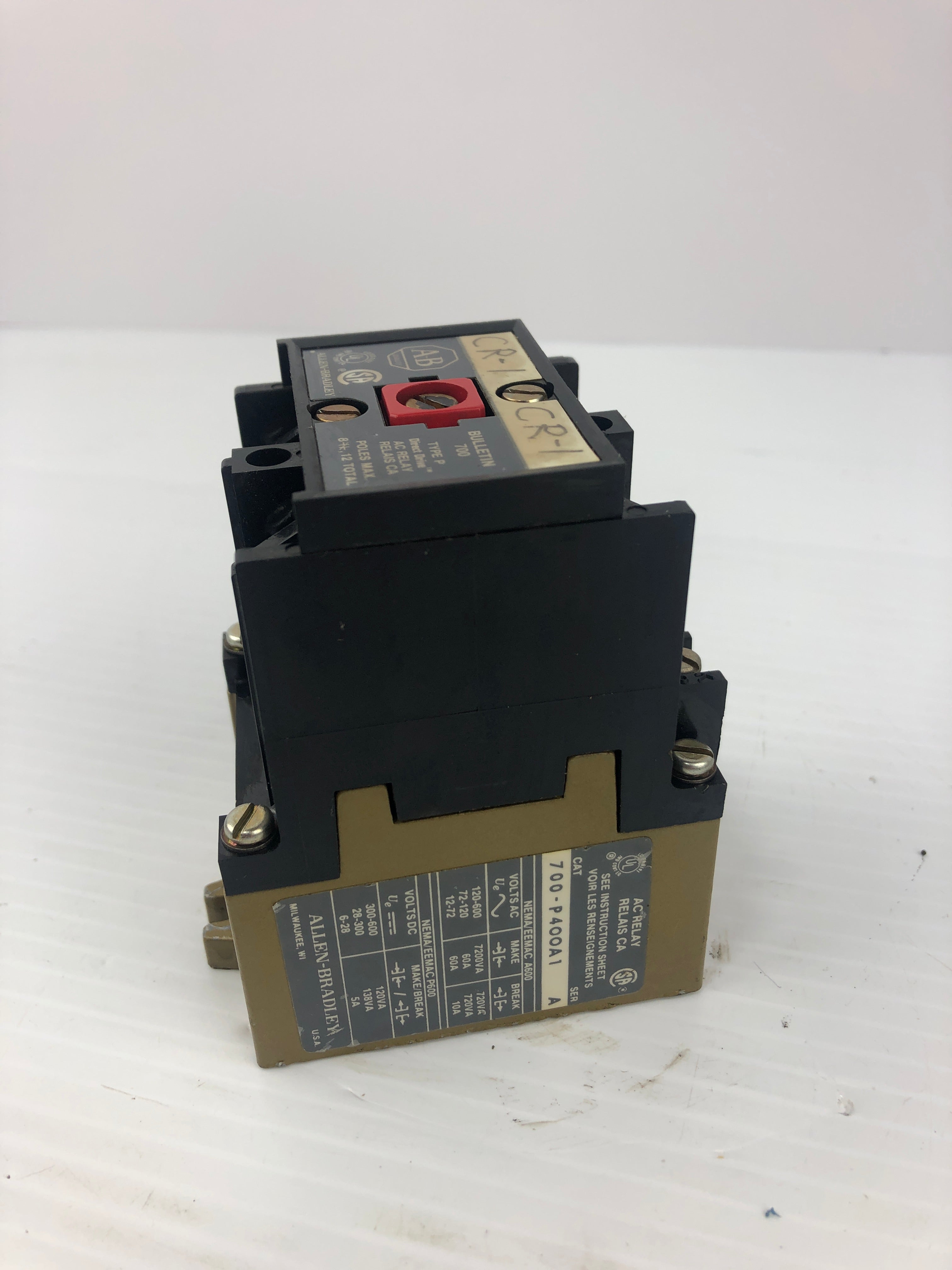 Allen-Bradley 700-P400A1 AC Relay Series A