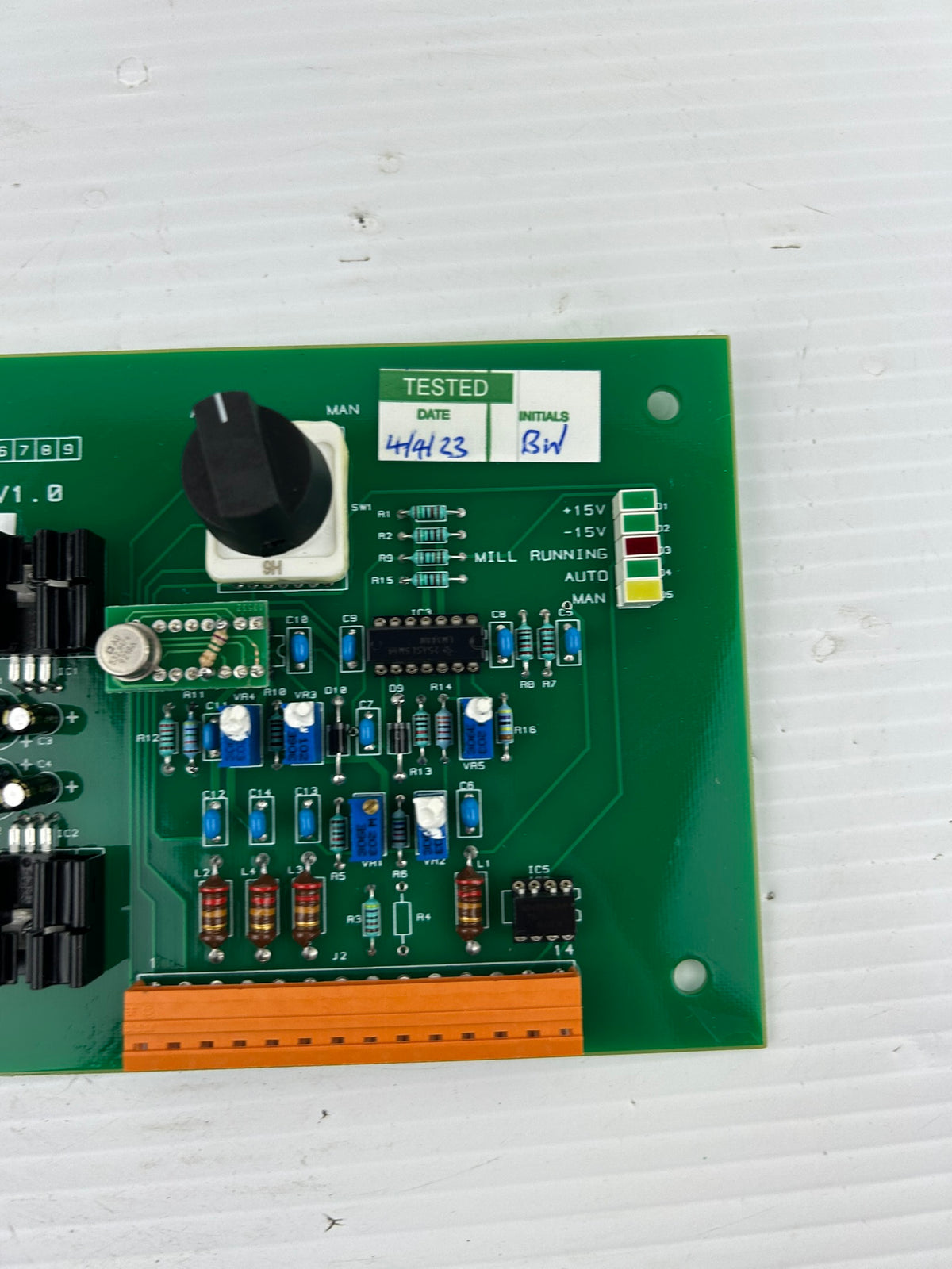 Thermatool WC0009-001 Speed Power Control Board V1.0 A24-5899-009