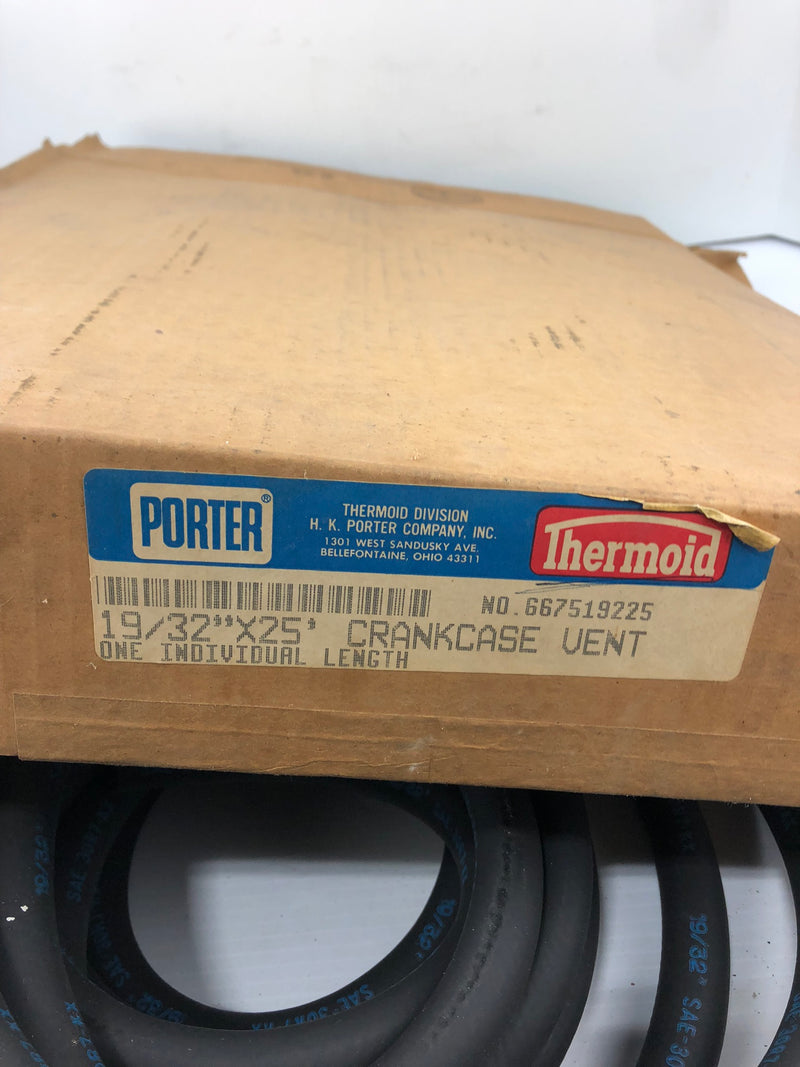 Porter Thermoid 667519225 Crankcase Unit Hose 19/32" x 25'