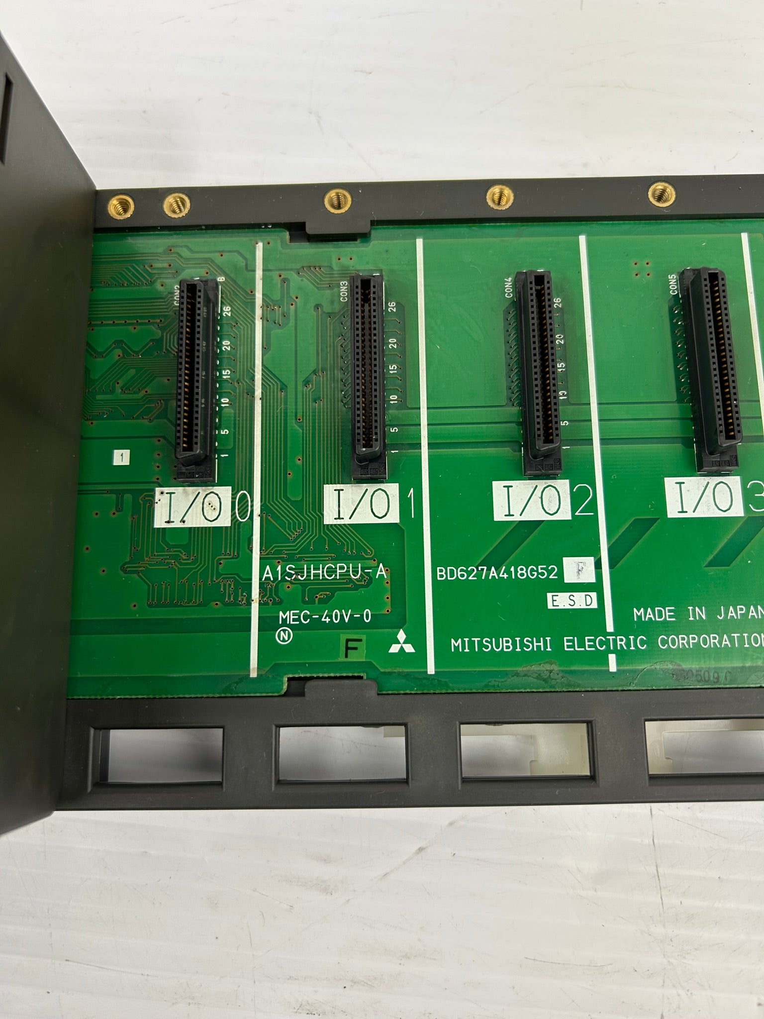 Mitsubishi A1SJHCPU Power Supply Max 8K Step A1SJHCPU-A PLC Rack MEC-40V-0