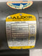 Baldor M3603 Industrial Motor 1HP 1725 RPM 3PH 182 Frame