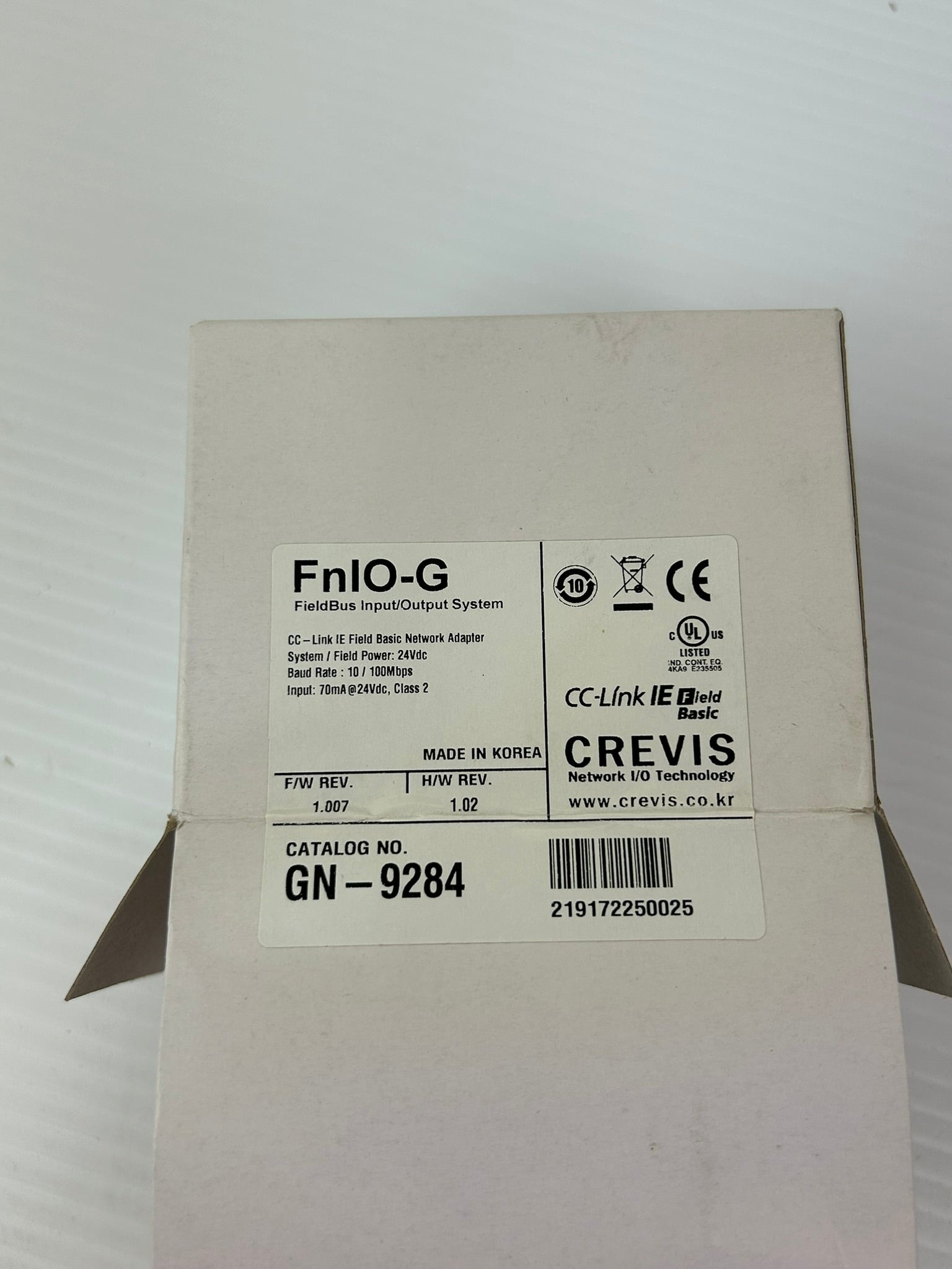 CREVIS GN-9284 FnIO-G CC-Link IE Field Basic Network Adapter Module