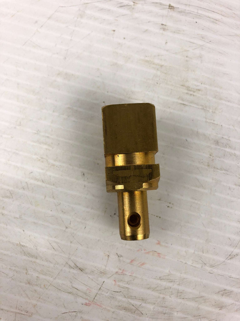 2-1/4" Long Brass 3-Way Welding Valve