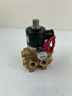 CKD PCD-03-47-1 200V Pneumatic Solenoid Valve Brass 4/5 Port 0.1-0.7 MPa