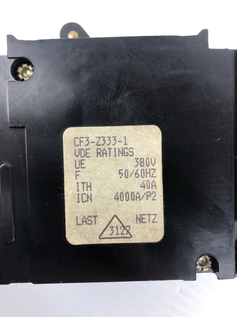 Heinemann CF3-2333-1 Circuit Breaker 240V 40A 3P CF3-G8-H-DU