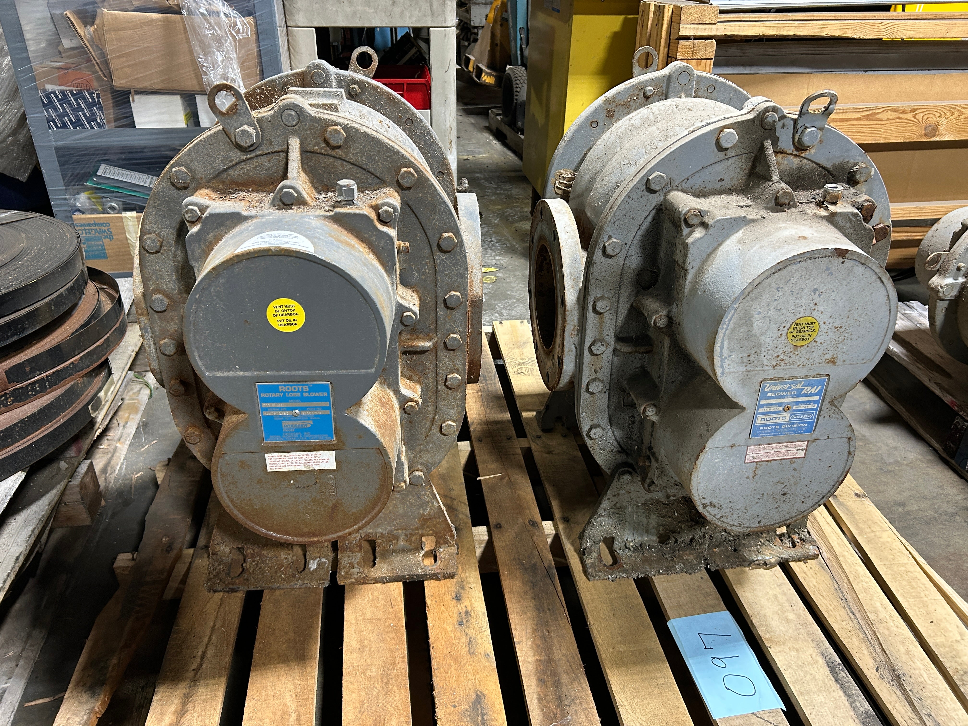 Dresser Roots 711 U-RAI Universal RAI Rotary Lobe Blower