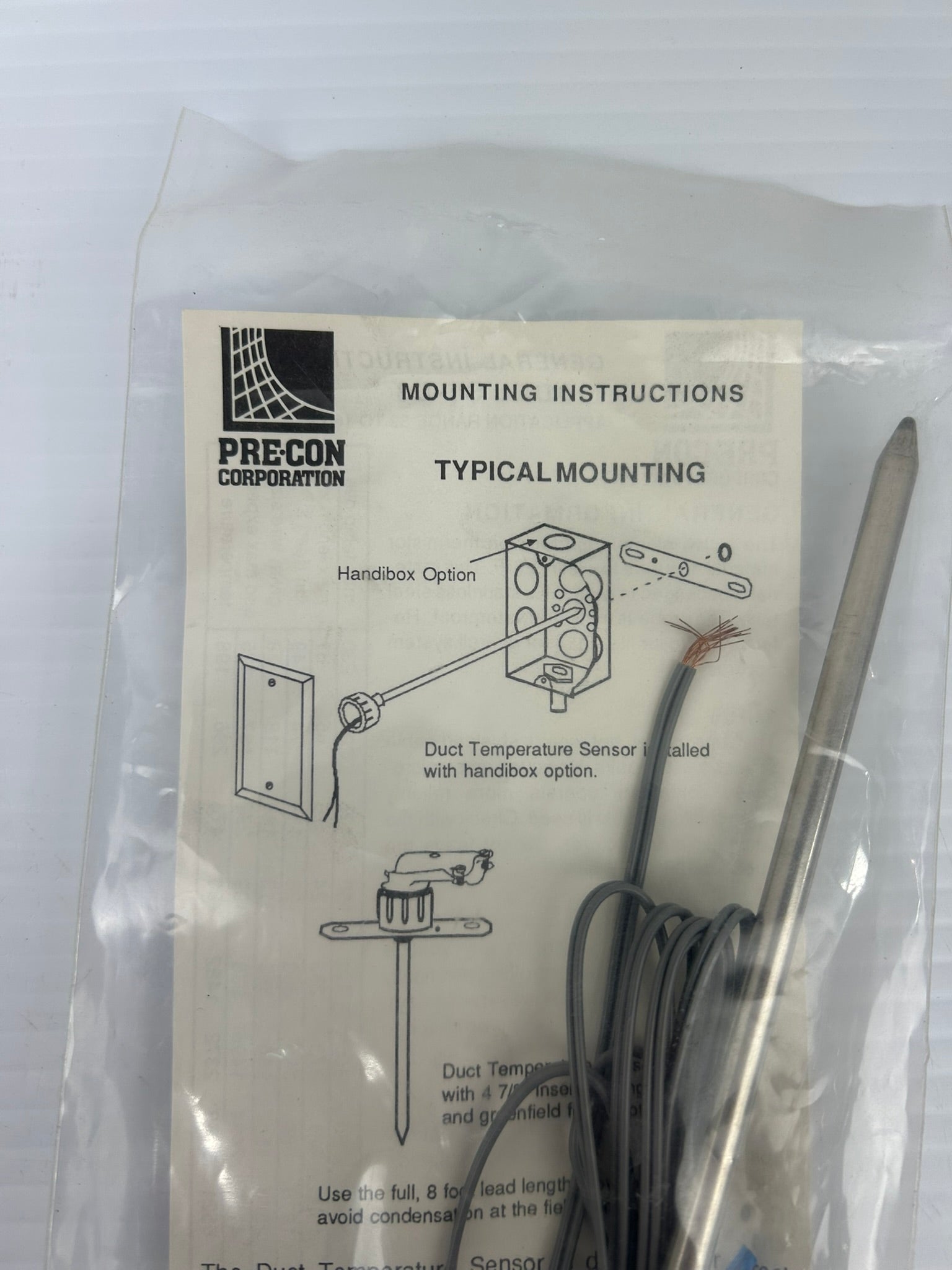 Pre-Con Corp. ST-D3 Temperature Sensor - Lot of 3