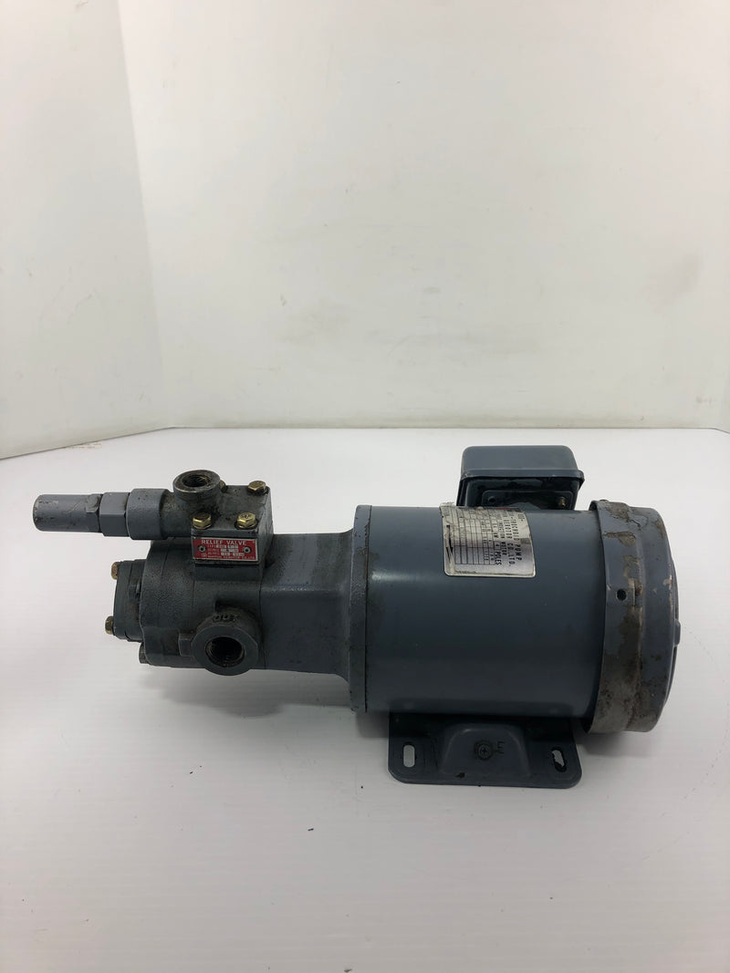 Nippon NOP FELQ-8T Induction Motor TOP 2MY 400 Trochoid Pump TOP-208 HA