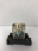 Omron MY2N-D2 Relay with Base 3136YT 250V 7A