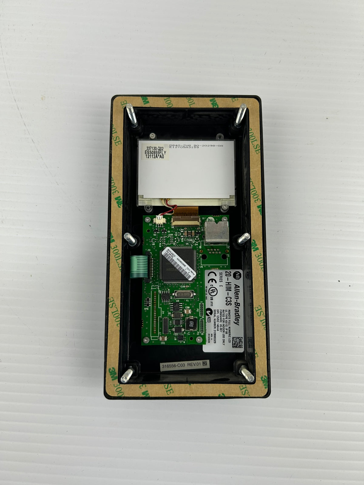 Allen-Bradley 20-HIM-C3S PowerFlex LCD HIM Keypad Remote Full Numeric Series C