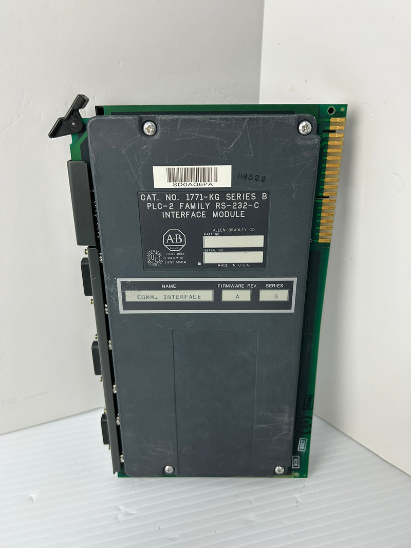 Allen-Bradley 1771-KG Family Interface Module RS-232-C PLC-2 Series B Rev A