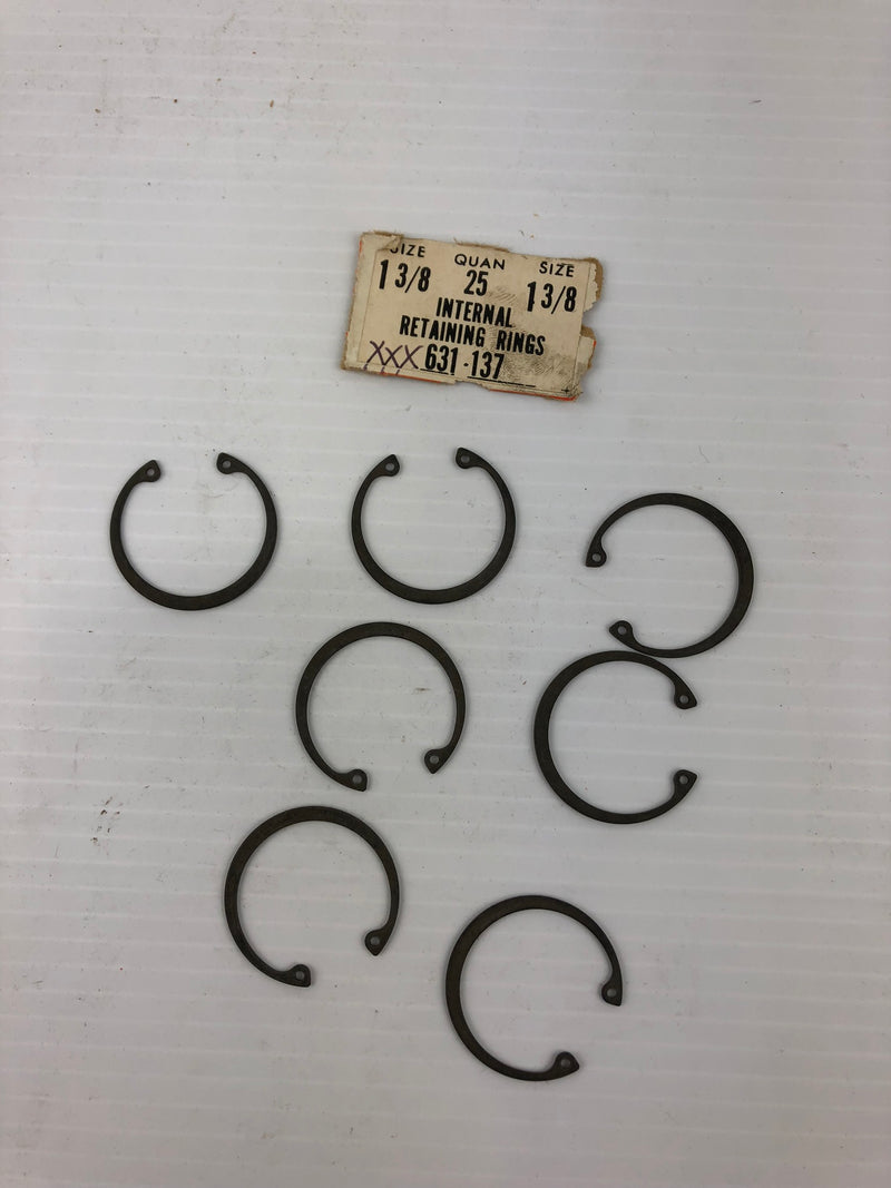 Dorman 631-137 1-3/8" Internal Retaining Rings - Lot of 7