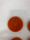 Sate-Lite SAE-A-88-DOT Orange Reflector 2-3/4" Round - Lot of 9