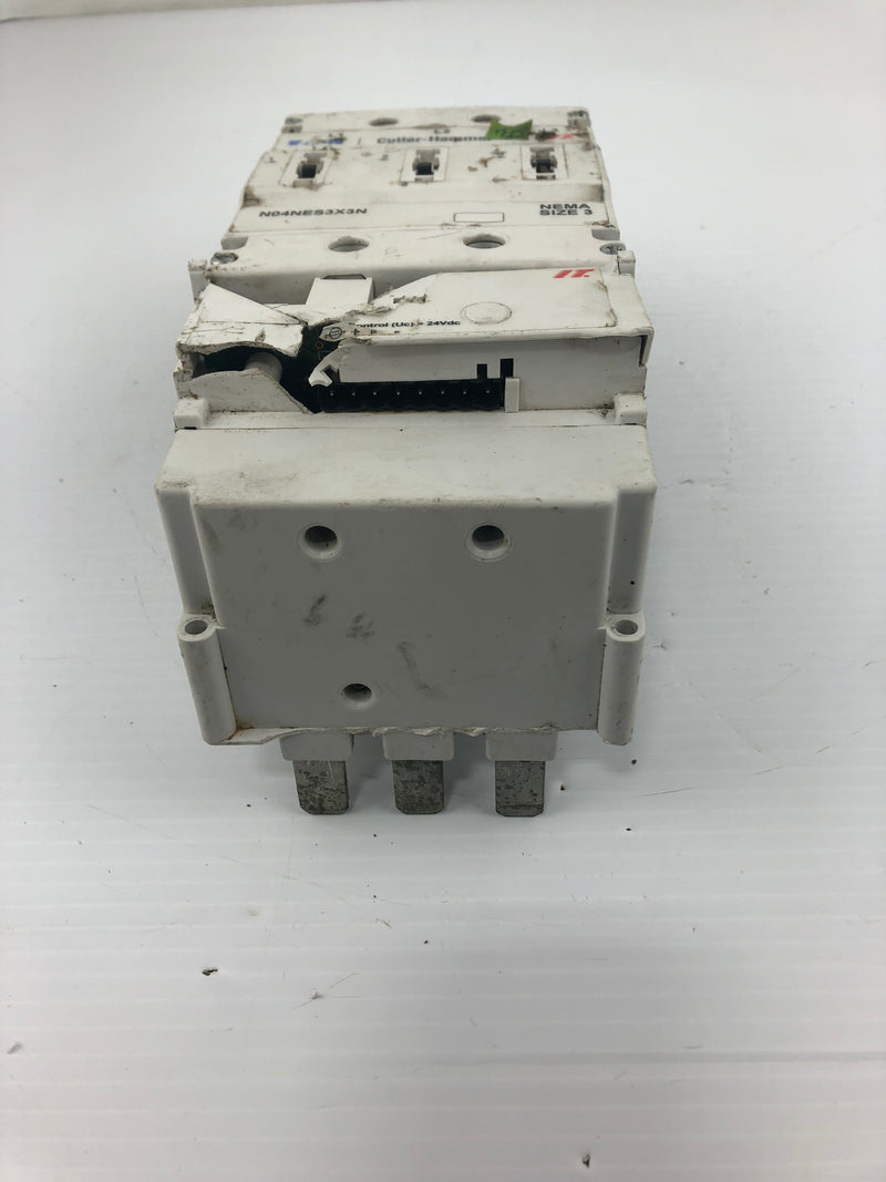 Eaton N02NEXCXNN-MLS Starter Contact Block 90A 600V N04NES3X33N (Broken Casing)