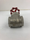 Sharpe 0138 Manual Gate Valve CF8M 1-1/2" - Not Threaded